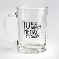 Tu bez biksēm nenāc pie galda! Alus kauss 600 ml