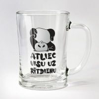 Panda. Atliec visu uz rītdienu. Alus kauss 650 ml