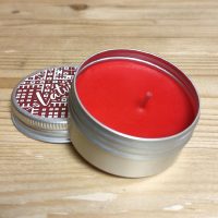 Latvija. Aromātiska svece bundžiņā