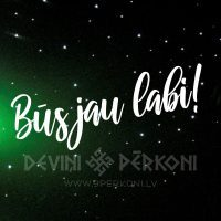 Būs jau labi! Termouzlīme audumam