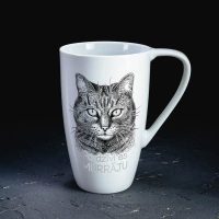 Mājas kaķis “Pa dzīvi es murrāju” Krūze 400 ml