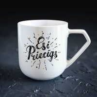 Esi priecīgs. Krūze 400 ml