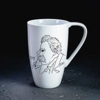 Nīče “Mans šodien apgāž manu vakar.” Krūze 400 ml