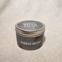 Kanēlis. Forest mood. Sojas svece metāla bundžā