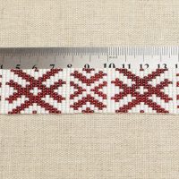 Pērlīšu aproce 25x170 balta