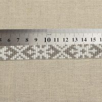 Pērlīšu aproce 15x180 pelēka