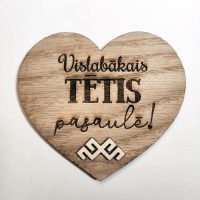 Vislabākais Tētis. Koka magnēts