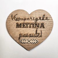 Meitiņa. Koka magnēts