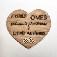 Omes pienākums... Koka magnēts
