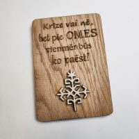 Pie omes... Koka magnēts