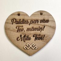 Māmiņai. Koka magnēts