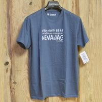 Gunchi dizaina T-krekls Apdruka: Vajag darīt tā kā ...NEVAJAG. KRāsa; Denim zils ar baltu druku