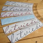 3816034579 Latvietis/ latviete/ latvieši. Uzlīmes