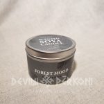 3751741591 Kanēlis. Forest mood. Sojas svece metāla bundžā