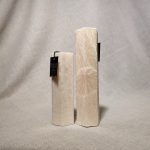 3603578289 Kristālstearīna heksagons. Bēšas sveces