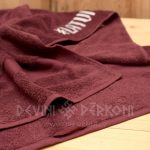 899714043 Latvija. Lielais frotē dvielis, bordo