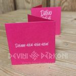 387744290 Dzīvo dzīvē! Atlokāma kartīte fuksija