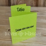 2105823359 Dzīvo dzīvē! Atlokāma kartīte fuksija