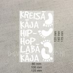 1081599655 Labā, kreisā kāja. Atstarojoša termouzlīme audumam