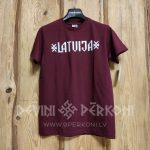 1632866975 LATVIJA. Unisex T-krekli