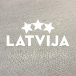 1326167280 Latvija. Termouzlīme audumam