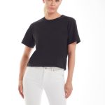 1635479157 Brīva piegriezuma sieviešu T-krekls Crop top M198