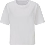 2057830166 Brīva piegriezuma sieviešu T-krekls Crop top M198
