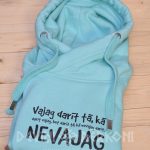Džemperis ar dižkapuci. Dizains: Vajag darīt tā kā ...NEVAJAG