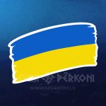 Ukrainas karogs uzlīmes