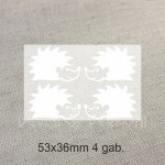 565830730 Ezis. Samta termouzlīme audumam