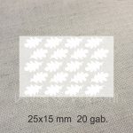 1090971013 Ozollapas. Atstarojošas/ dizaina termouzlīmes audumam Ozollapas