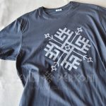 Gunchi_t-shirt flocked heat transfer
