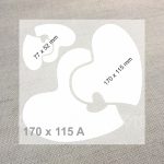 1734440074 Sirsniņas 2+1. Termouzlīme audumam Sirsniņas 2+1. Termouzlīmes audumam