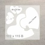 839019022 Sirsniņas 2+1. Termouzlīme audumam Sirsniņas 2+1. Termouzlīmes audumam