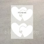 3369304542 Sirsniņas 2+1. Termouzlīme audumam Sirsniņas 2+1. Termouzlīmes audumam
