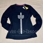Tumši zils dāmu garrocis ar Spēka vārdiem