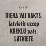 369790407 Termouzlīmes audumam ar Tavu tekstu