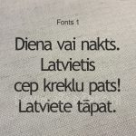 3155167024 Termouzlīmes audumam ar Tavu tekstu